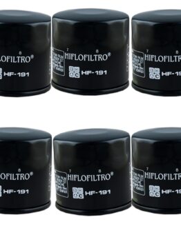 HF191 Oil Filter - Black - 6 Pack