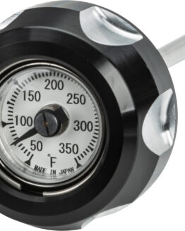 HardDrive Oil Temp Dipstick Black Machined For Harley M8 Touring 17-19