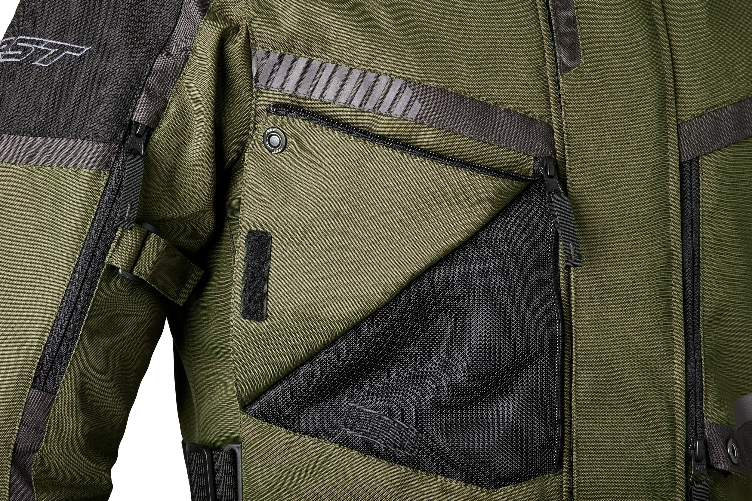 RST Maverick EVO CE Textile Jacket Khaki/Grey 3XL - Image 3