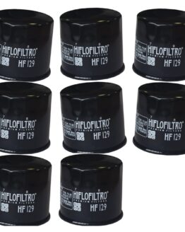 HF129 Oil Filter - Black - 8 Pack