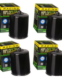 HF170BRC Race Oil Filter - Black - 4 Pack