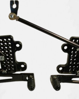 V2 Adjustable Rearset - Black