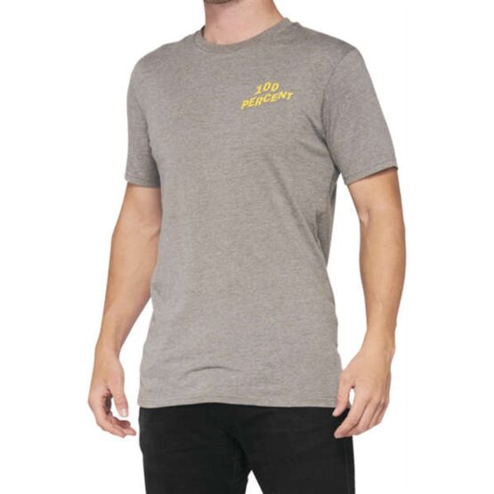 100% Dakota Tee Hthr Gry Md