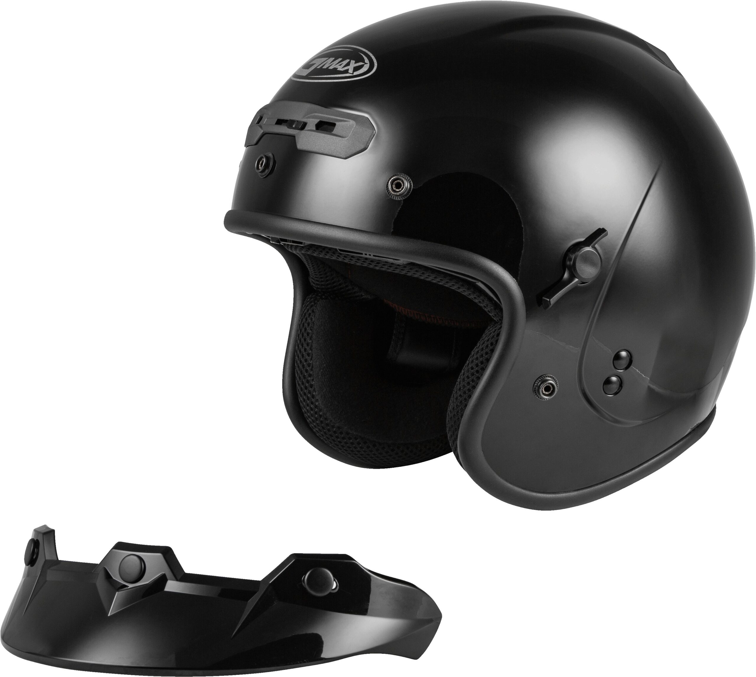 GMAX GM-32 Open-Face Helmet Black Large - Image 4