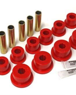 Energy Suspension Leaf Spring Bushing Set Red 1.2102R