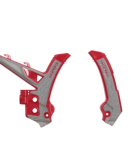 Acerbis X-Grip Frame Guards Red/Gray For 2024 GasGas MC/EC/EX/EC-F/EX-F