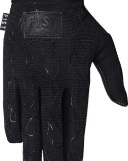 FIST Moto Hybrid Flame Short Cuff Gloves Black Men's 2XL