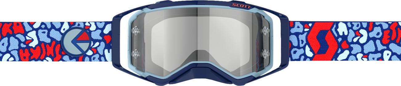 Scott Prospect Ethika Goggles Blue/Red Silver Chrome Lens Adult - Image 4