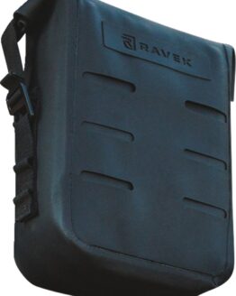 MOLLE Mount Waterproof Zipperless Dry Pouch - Black, Small 7x5.5x3.25