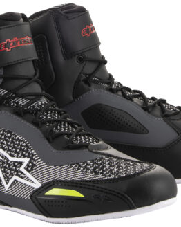 Alpinestars Faster-3 Knit Shoes - Black/Yellow Fluo, Size 10