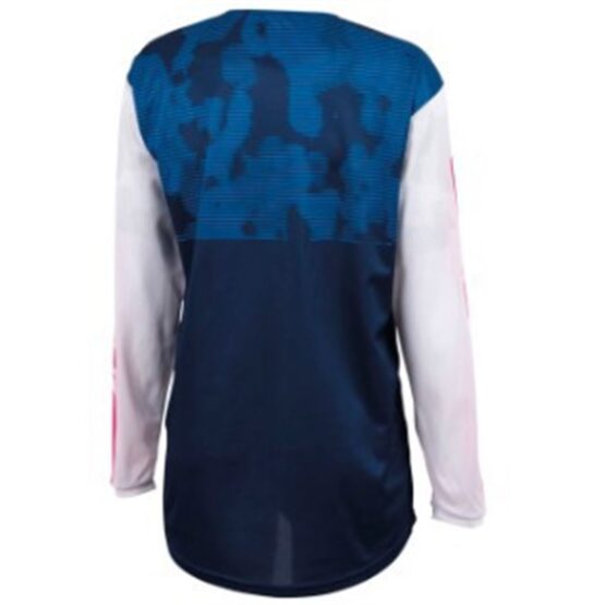 23 Arkon Trials Jersey Blue/White/Magenta Womens - Large - Image 2