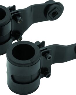 BikeMaster 35mm Headlight Brackets - Black