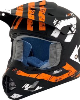 AFX FX-17 Attack Helmet Matte Orange Black 4XL Adult
