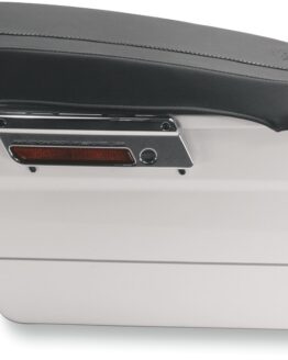 Mustang Saddlebag Lid Covers Vintage Black Plain