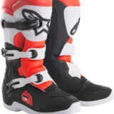Tech 3S Boots Black/White/Red Size 2