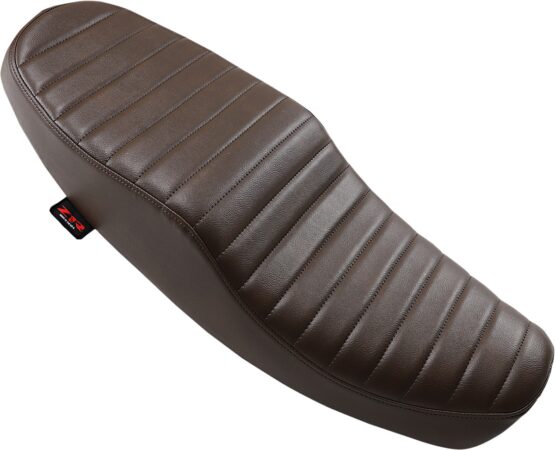 Retro Classic Stitch Vinyl 2-Up Seat Brown