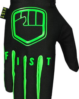 FIST Youth Strapped Stocker Gloves Fluoro Green/Black XS