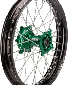 SX-1 Black Green Complete Rear Wheel 2.15x19