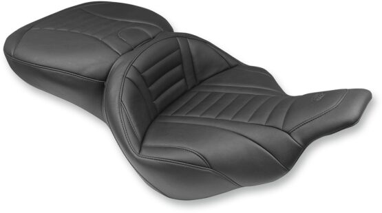 Deluxe Super Touring Vinyl 2-Up Seat Backward 1"