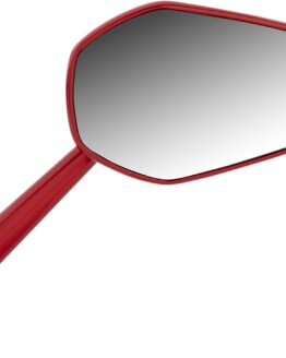 Arlen Ness Mini Stocker Mirror Left Red Aluminum