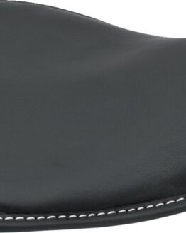 Drag Specialties Small Low-Profile Spring Solo Seat Black/White Stitch