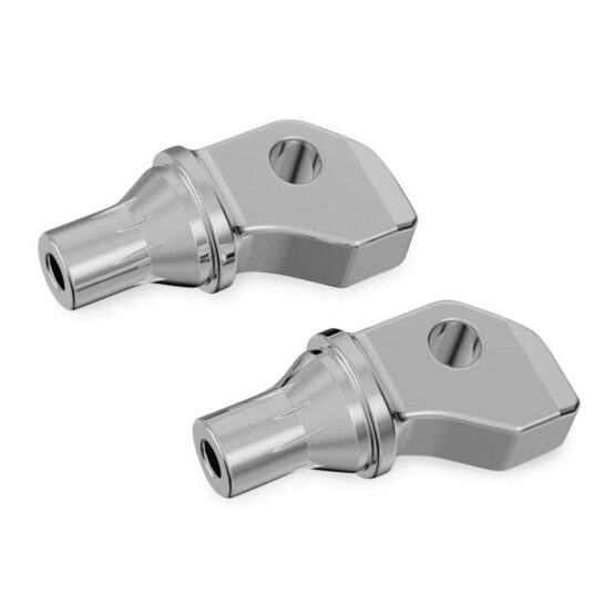 Tapered Peg Adapters Scout & Octane Chrome