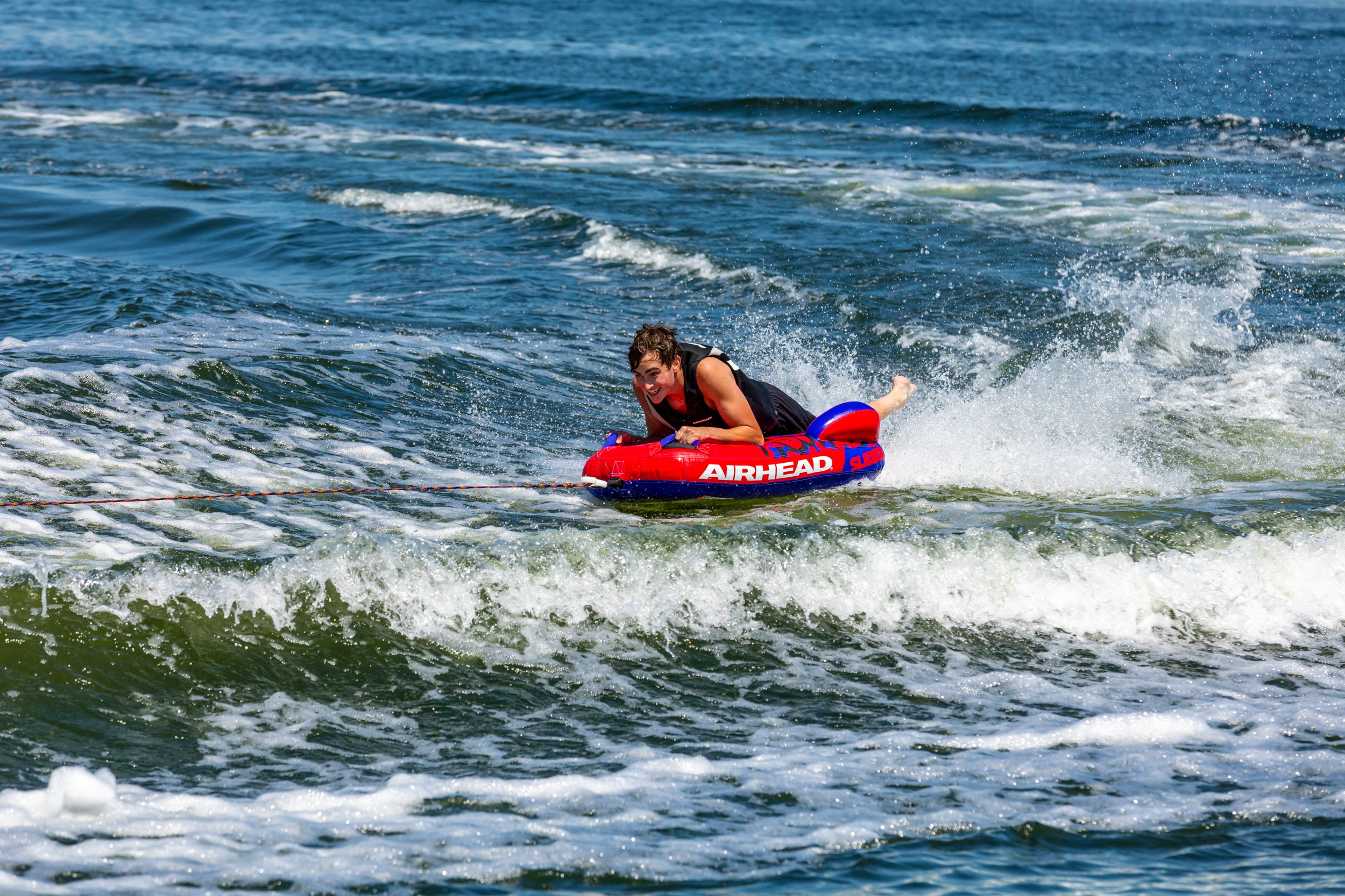 AIRHEAD Slider 1 Rider Towable Tube 45in x 25in - Image 3