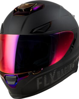 Fly Racing Sentinel Recon Full-Face Helmet Matte Black/Purple Chrome Small