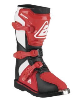 Answer AR1 Youth Motocross Boots Black/Red Size 2
