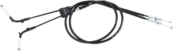 Black Vinyl Throttle Cable Set