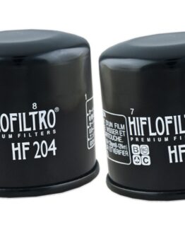 HF204 Oil Filter - Black - 2 Pack