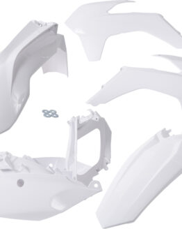 Acerbis White Plastic Kit 5 Piece Set