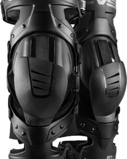 EVS Axis Sport Knee Brace Pair Black/Grey - Medium