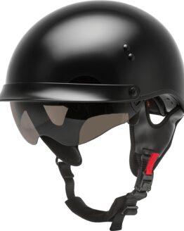 GMAX HH-65 Full Dressed Half Helmet Black XL