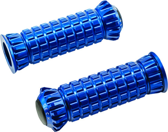 Hi-Tech Fighter Footpegs Blue