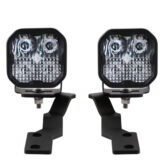 16-21 Toyota Tacoma Pro SS3 LED Ditch Light Kit - White Combo