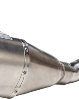 Yoshimura RS-12 Signature Full Exhaust CF Cap Silver Fits 18-21 Suzuki RMZ450