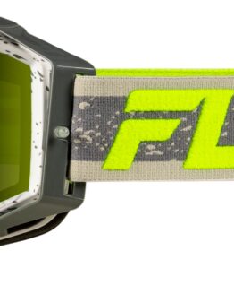 FLY RACING Zone Snow Goggle Grey/Hi-Vis Green Mirror