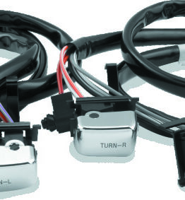 TwinPower Chrome Handlebar Switch Kit For 96-06 Big Twin and XL