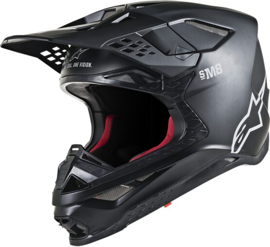 Supertech S-M8 Solid Helmet Matte Black Small