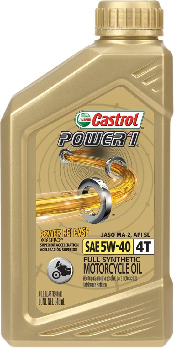 Power1 Racing Synthetic 4T Motor Oil - 5W40 1 Qt