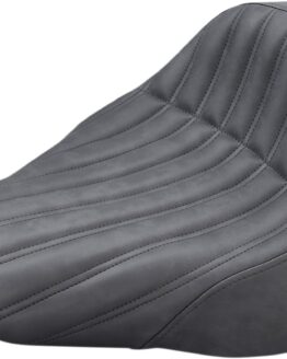 Knuckle Ribbed Solo Seat Black Gel