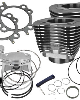 107" Bolt-In Big Bore Kit w/ Wrinkle Black Finish Cylinders