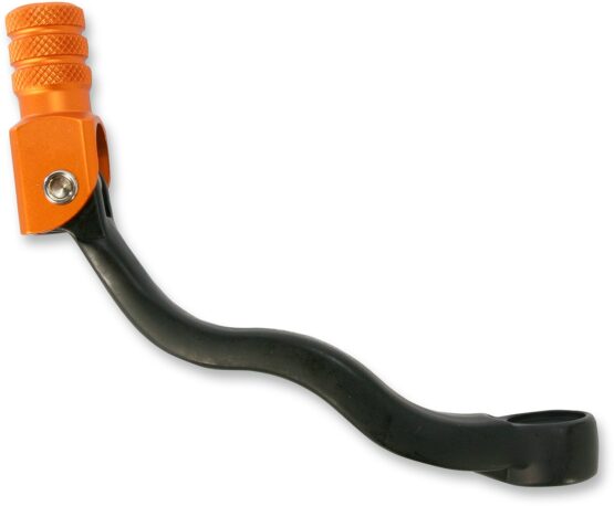 Anodized Forged Folding Shift Lever Black/Orange