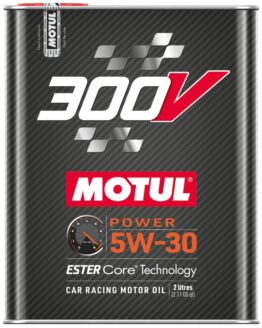 Motul 300V Power 5W-30 Synthetic Engine Oil Case 10x2L