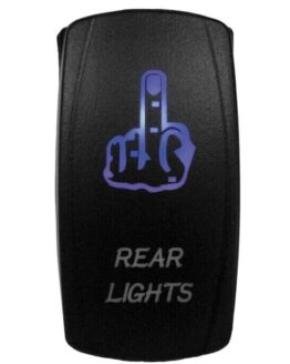 DragonFire Lighted Rear Light On/Off Switch Blue