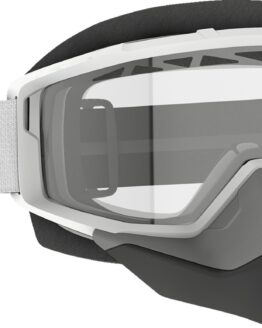 Scott Primal Snow Cross Goggle White Clear Lens Small-Medium