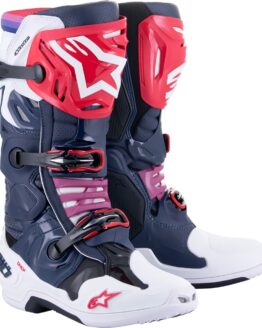 Alpinestars Tech 10 Supervented Boots Night Navy/White/Rainbow US 12