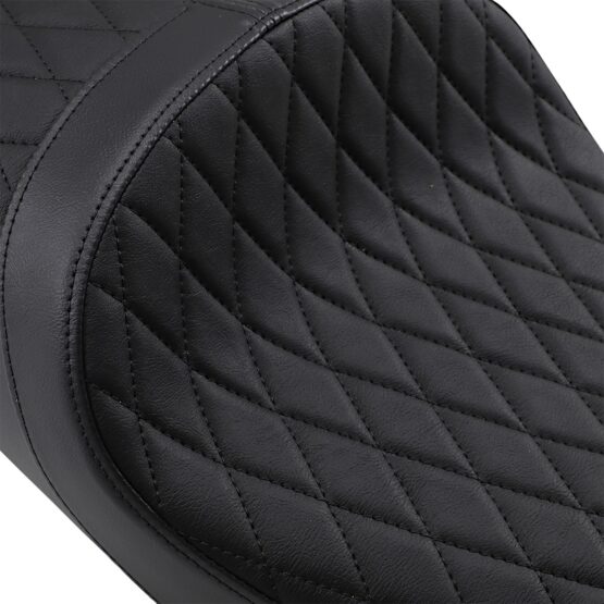 Diamond Vinyl 2-Up Seat Black Low - Image 2