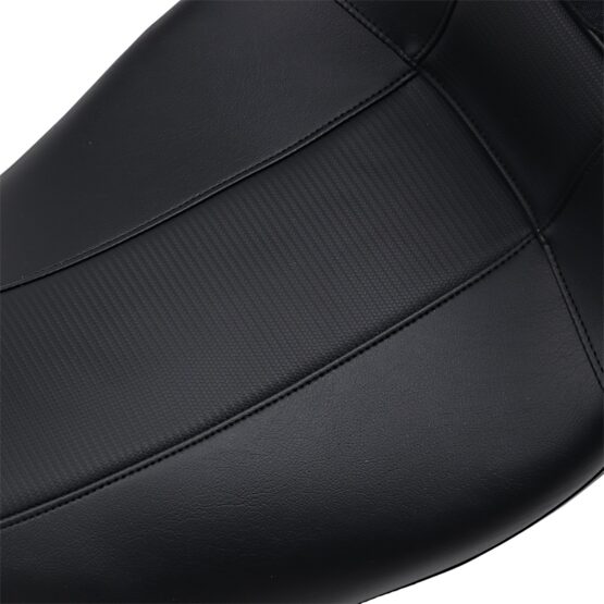 Outcast Carbon Fiber Vinyl 2-Up Seat w/Backrest - Image 2